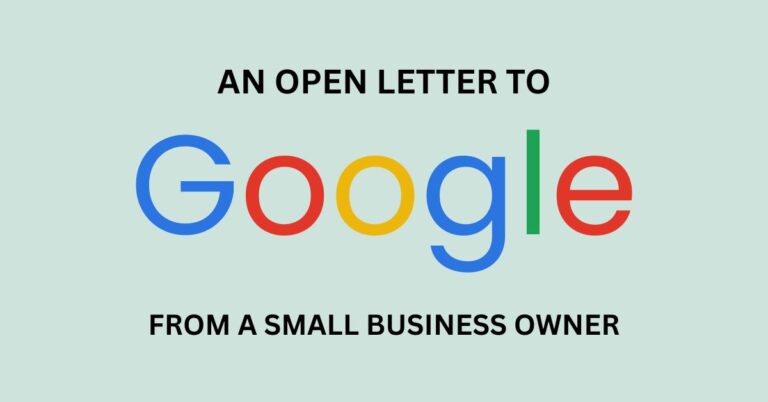 📣 An Open Letter to Google – From a Small Business Owner Who Refuses to Be Silenced 1 google,
